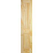 2 Panel Clear Pine Half Internal Door - 381 x 1981 x 35mm