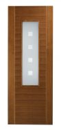 LPD Coruna Walnut Glazed Internal Door