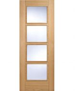 LPD Contemporary 5L Clear Glazed Internal Door