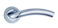 Milan Handle in Satin Polished Chrome Mix