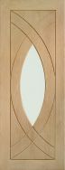 XL Treviso Glazed Unfinished Oak Door