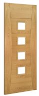 Deanta Pamplona Oak Glazed Door