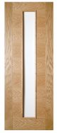 Deanta Seville Oak Unglazed Door