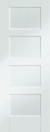Shaker Unfinished 4 Panel White Door