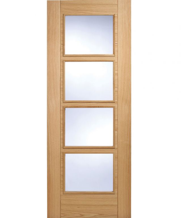 Lpd Contemporary 5l Clear Glazed Internal Door Oak Doors Lpd Contemporary 5l Clear Glazed Internal Door Loading Zoom