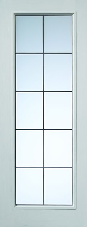 JB Kind Decima White Glazed Door