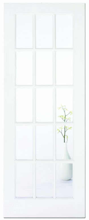 LPD SA 15L Solid White Glazed Internal Door