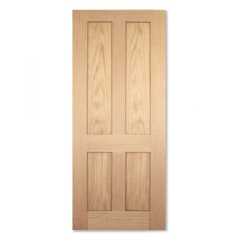XL Victorian Shaker Unfinished Oak Internal Door
