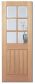 Mexicano 6 Light Oak Panel Door