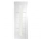 XL Palermo White 1 Light with Clear Glass 