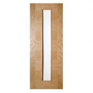 Deanta Seville Oak Unglazed Door - 686 x 1981 x 35mm