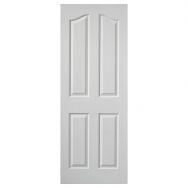 JB Kind Edwardian Grained White Internal Door - 686 x 1981 x 35mm