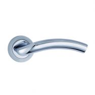 Milan Handle in Satin Polished Chrome Mix