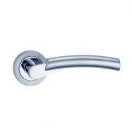 Sorrento Handle in Satin Polished Chrome Mix