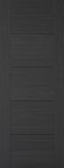 Vancouver 5P Pre-Finished Charcoal Black Door