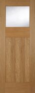 Un-finished Oak 1930 3panel/1light unglazed