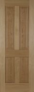 Un-finished Oak 2/4panel Recessed