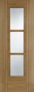 Pre-finished Oak Capri 3light Glazed
