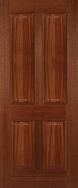 External Hardwood Colonial 4panel