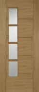 Pre-finished Oak Iseo Deluxe Offset 4light unglazed