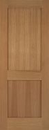 Un-finished Oak Marlborough 2panel