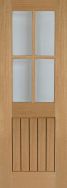 Un-finished Oak Mexicano 4light Glazed