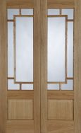Pre-finished Oak Orient Glazed Pair