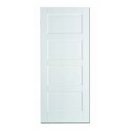 LPD Contemporary 4 Panel Solid White Internal Door - 686 x 1981 x 35mm