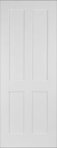 White Primed Shaker 4panel 35x1981x762mm