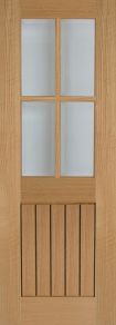 Un-finished Oak Mexicano 4light Glazed