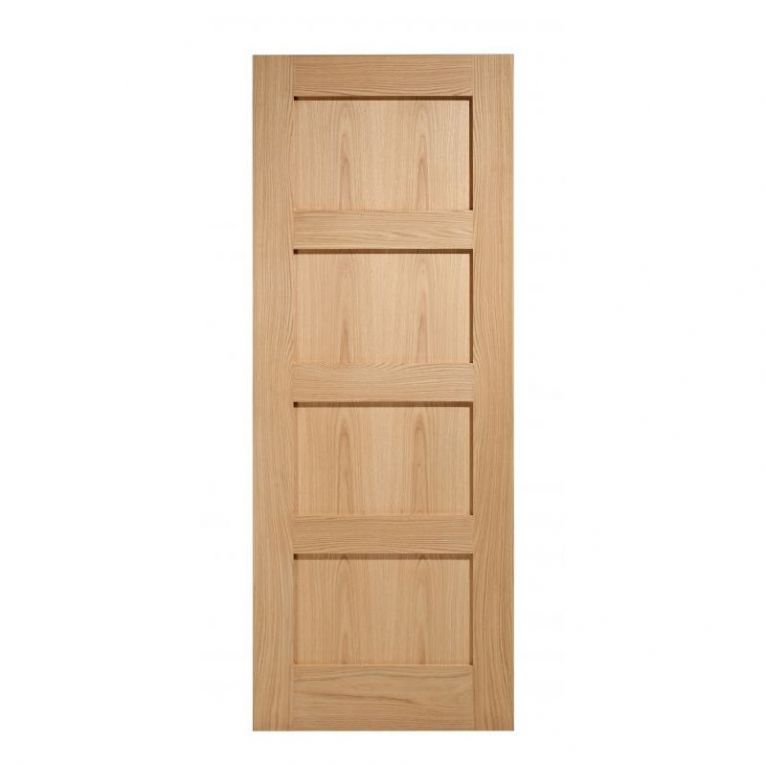 LPD Contemporary 4P Oak Panel Door - 813 x 2032 x 35mm