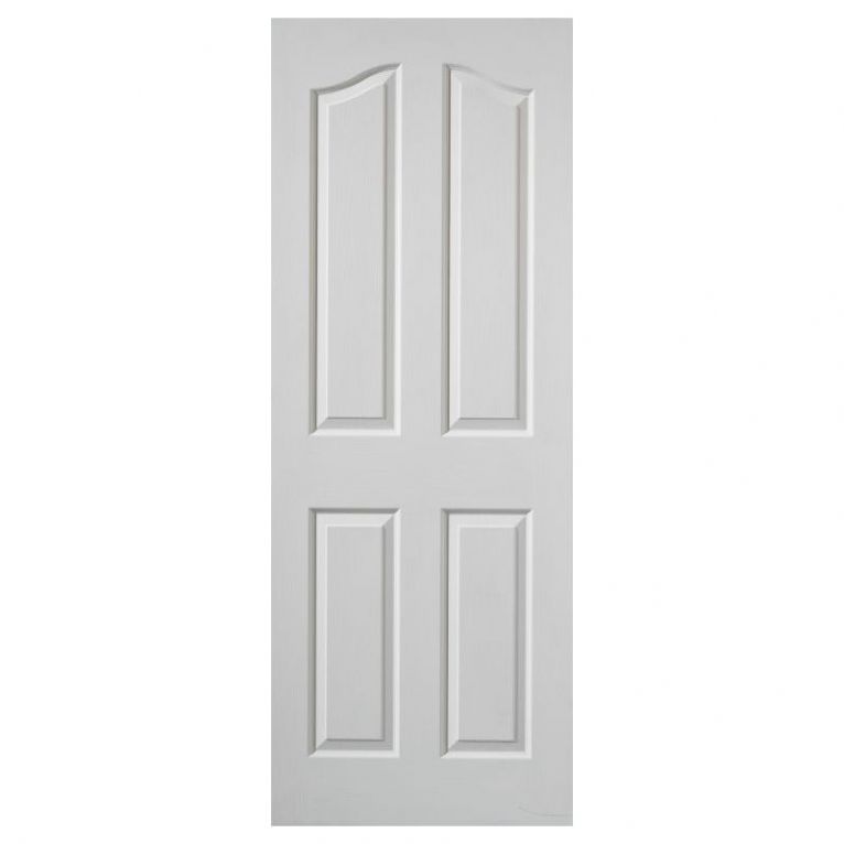JB Kind Edwardian Grained White Internal Door - 686 x 1981 x 35mm