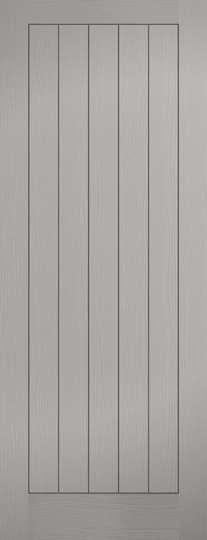Vertical 5P Pre-Finished Grey Door 762 x 1981