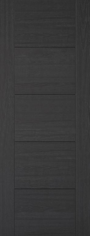 Vancouver 5P Pre-Finished Charcoal Black Door