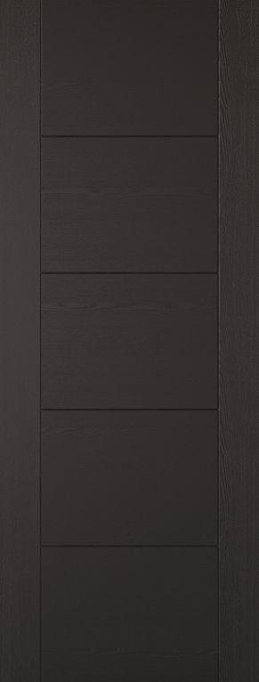 Vancouver Laminated Black Laminated Door