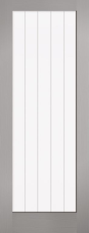 Vertical 1L Pre-Finished Grey Door