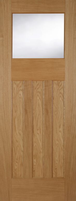 Un-finished Oak 1930 3panel/1light unglazed