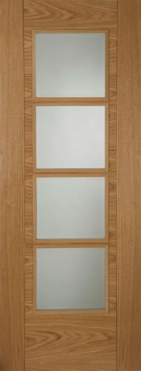 Pre-finished Oak Iseo SS 4light Glazed