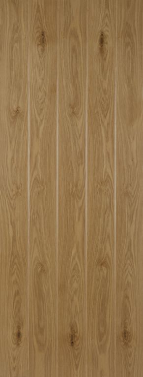 Un-finished Oak Ledged & Braced