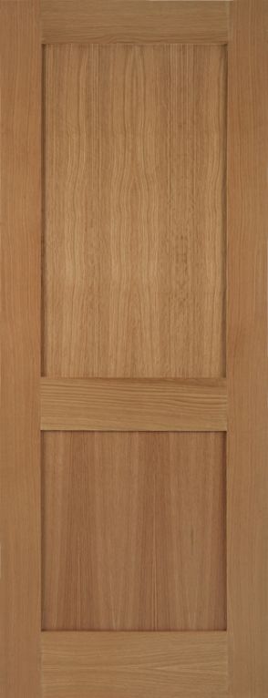 Un-finished Oak Marlborough 2panel