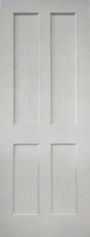 White Primed Oak Essex 4panel