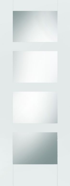 White Primed Contemporary 4light Glazed White Primed Contemporary 4light Glazed