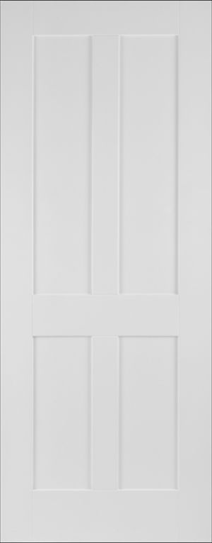 White Primed Shaker 4panel White Primed Shaker 4panel