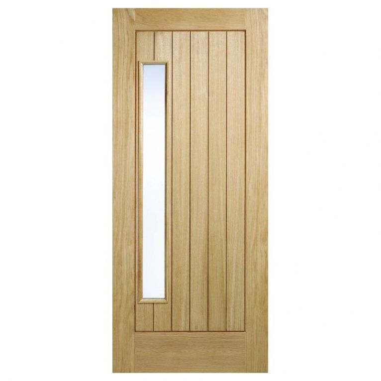 Newbury 1 Light Oak External Door - 762 x 1981 x 44mm