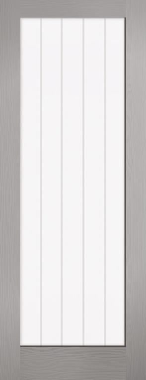 Vertical 1L Pre-Finished Grey Door 762 x 1981