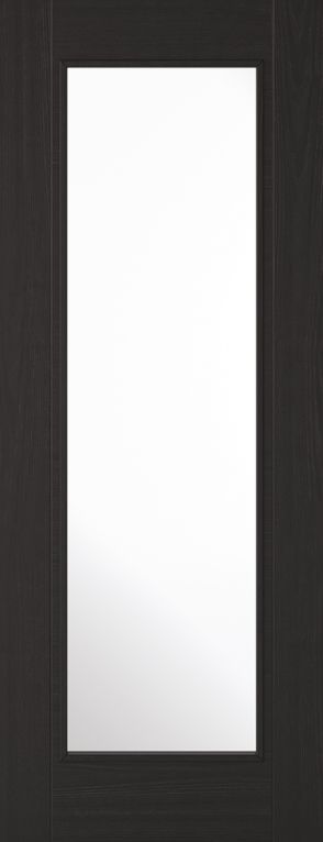 Vancouver 1L Pre-Finished Charcoal Black Door 686 x 1981