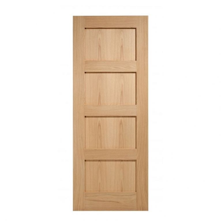 LPD 4 Panel Oak Internal door - 826 x 2040 x 40mm