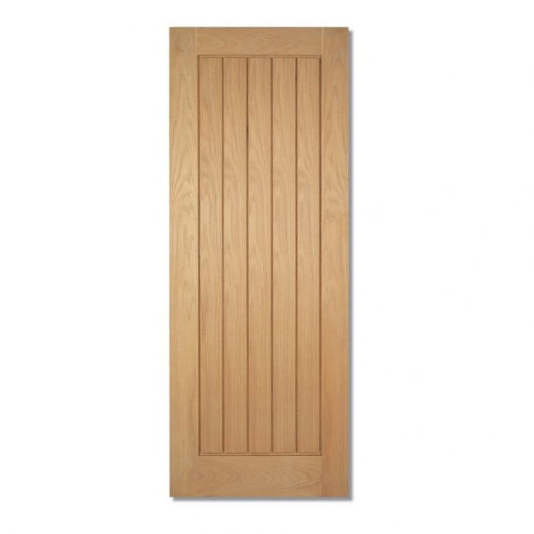LPD Mexicano Unfinished Oak Door - 826 x 2040 x 40mm