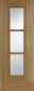 Pre-finished Oak Capri 3light Glazed FD30 44x1981x838mm