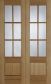 Pre-finished Oak Hampstead Glazed Pair 40x1981x1067mm